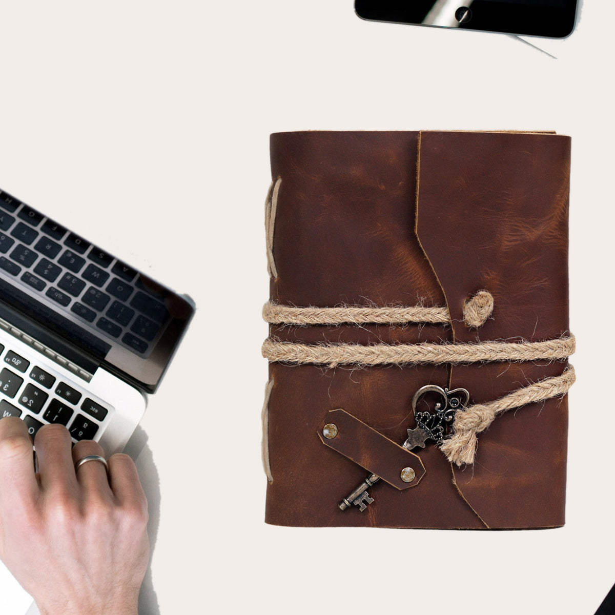 Journal - Rio Deckle Edge Leather Bound