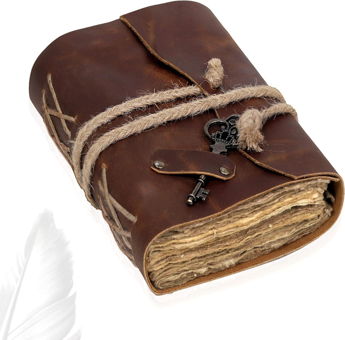 Journal - Rio Deckle Edge Leather Bound