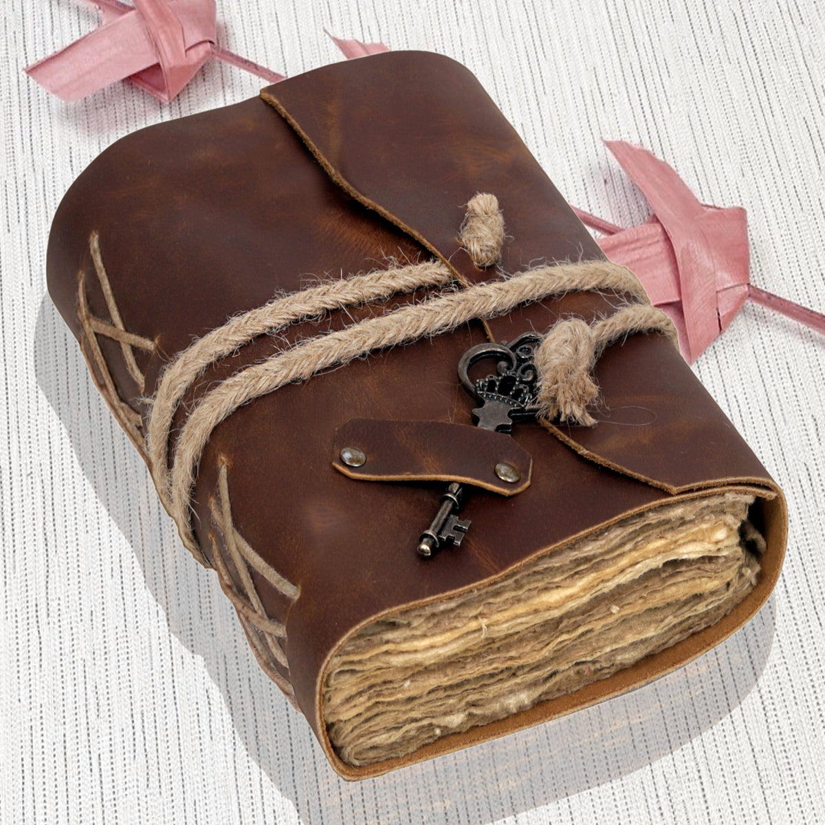 Journal - Rio Deckle Edge Leather Bound